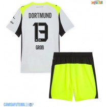 Camisa de time de futebol Borussia Dortmund Pascal Gross #13 Replicas 2º Equipamento Infantil 2025-26 Manga Curta (+ Calças curtas)